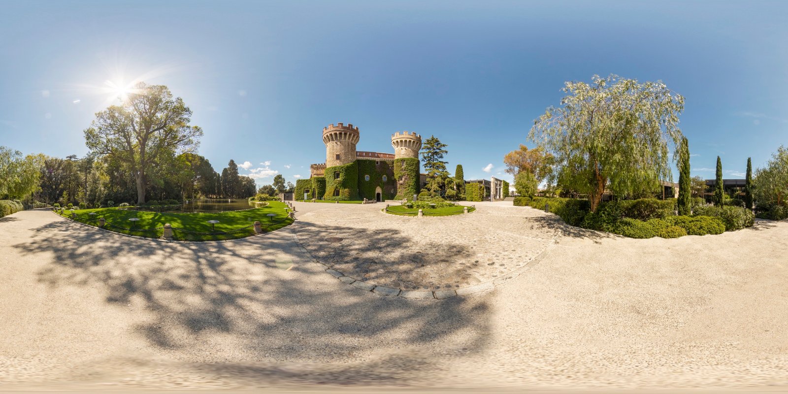 Tour virtual 360° Castell Peralada — Peralada, Girona