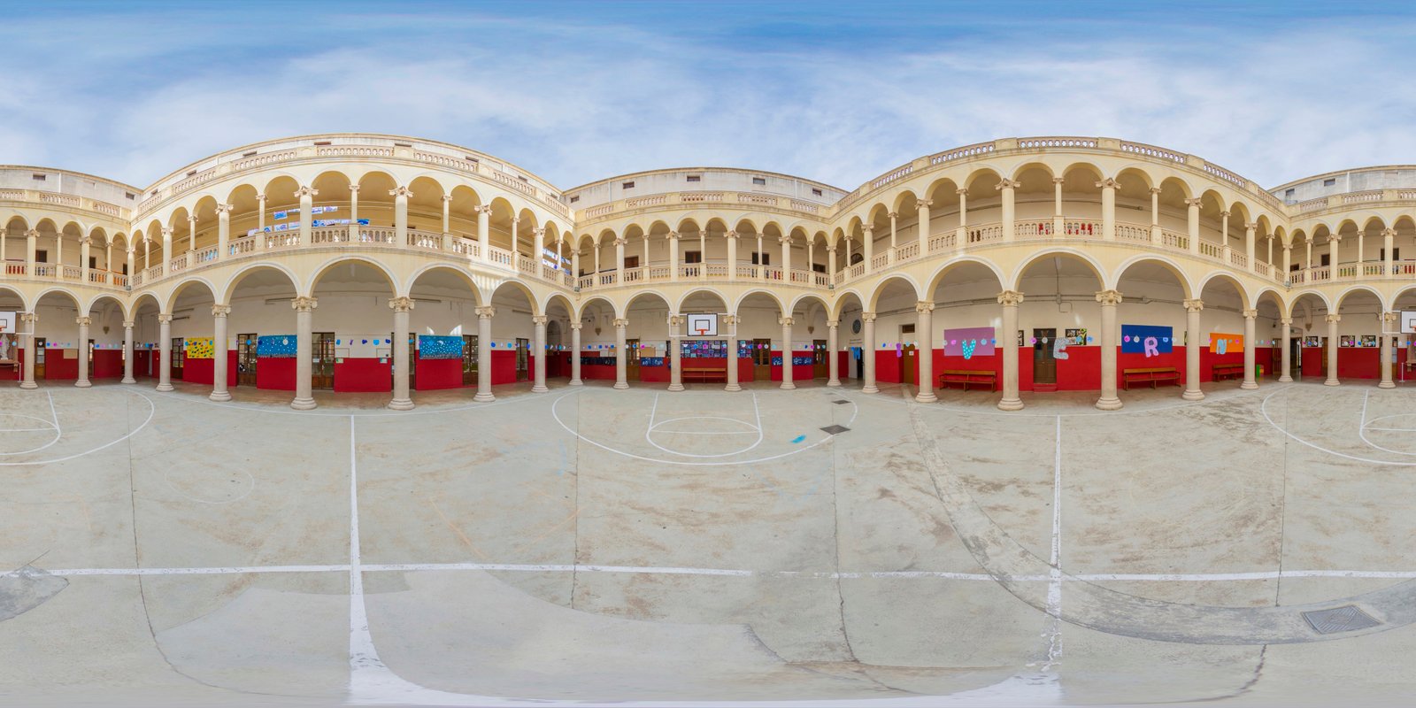 Tour virtual 360° Escola Pia — Calella de Mar